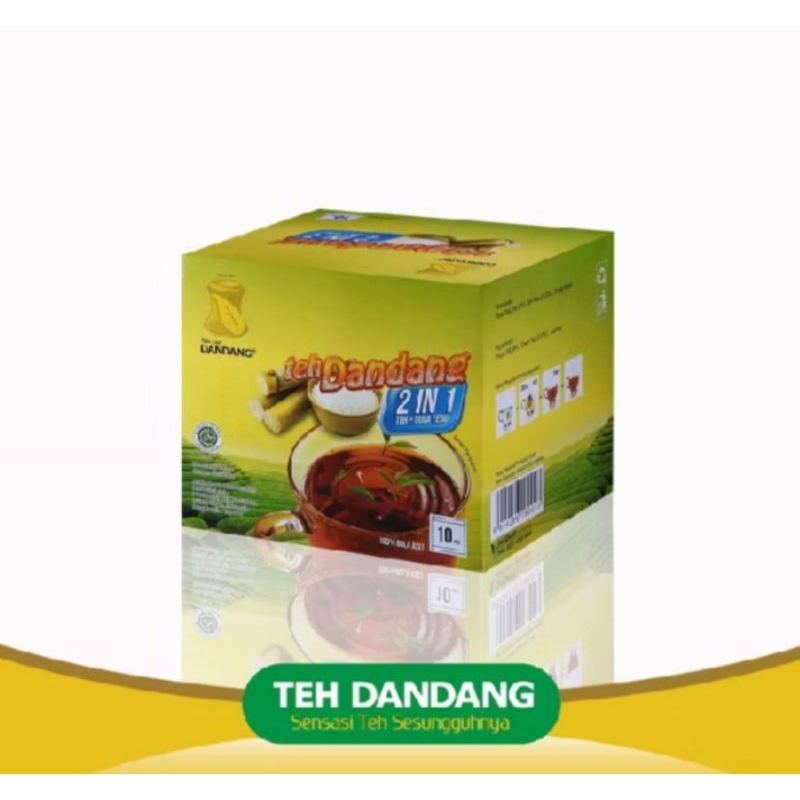 

TEH DANDANG 2 IN 1 TEH GULA TEBU 1 BOX 10 BUNGKUS