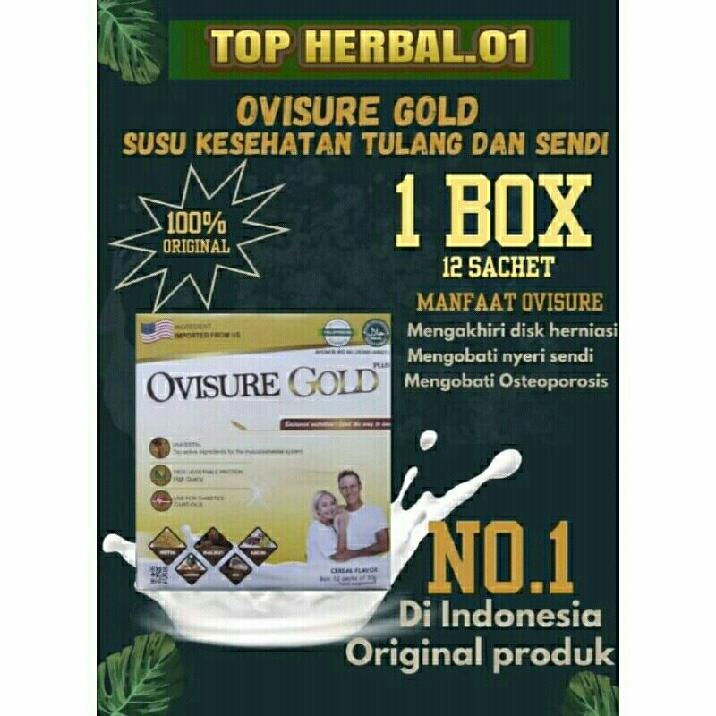 

OVISUR GOLD SUSU TULANG DAN SENDI ORIGINAL AS BPOM |-1 BOX