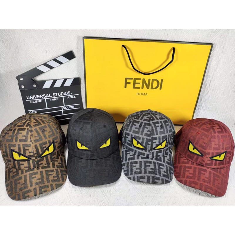 GROSIR TOPI BISBOL FENDI MATA MONSTER REAL PICT SESUAI GAMBAR VIDEO