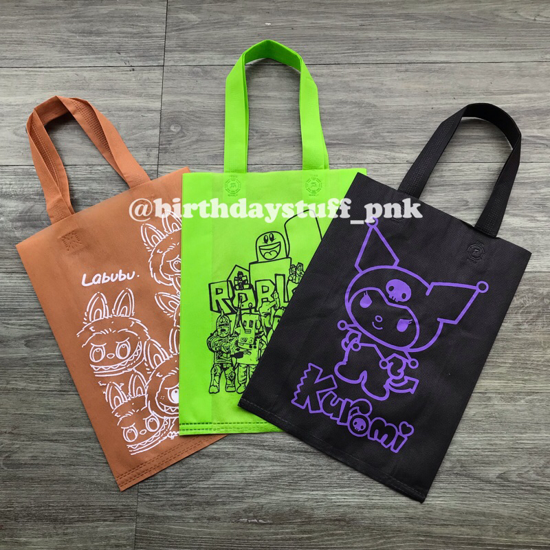 

Loot Bag Spondbund / Tas Kanvas Ulang Tahun / Loot bag Spondbund 1 pc