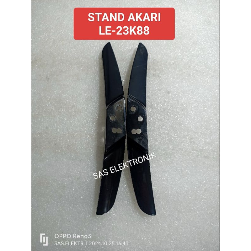 STAND KAKI PEDESTAL TV LED AKARI 23-24 INCH LE23B88 LE-23B88 LE-23K88 LE23K88 LE24K88 LE 24K88