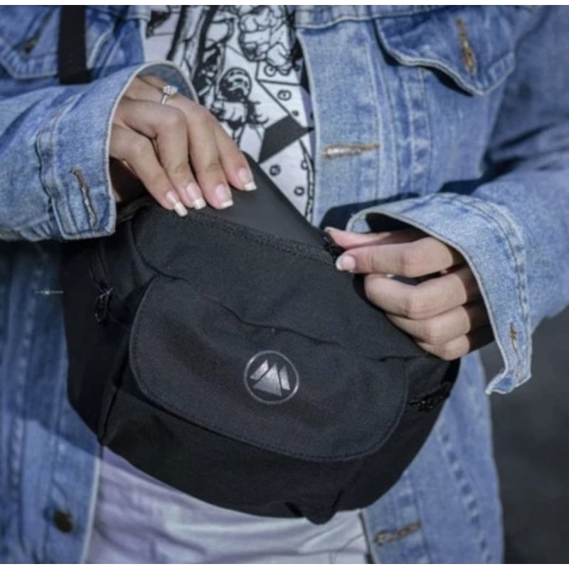 Waist Bag Simple / Tas Pinggang Zlatan D Ace Waterproof Gore-Tex Terlaris