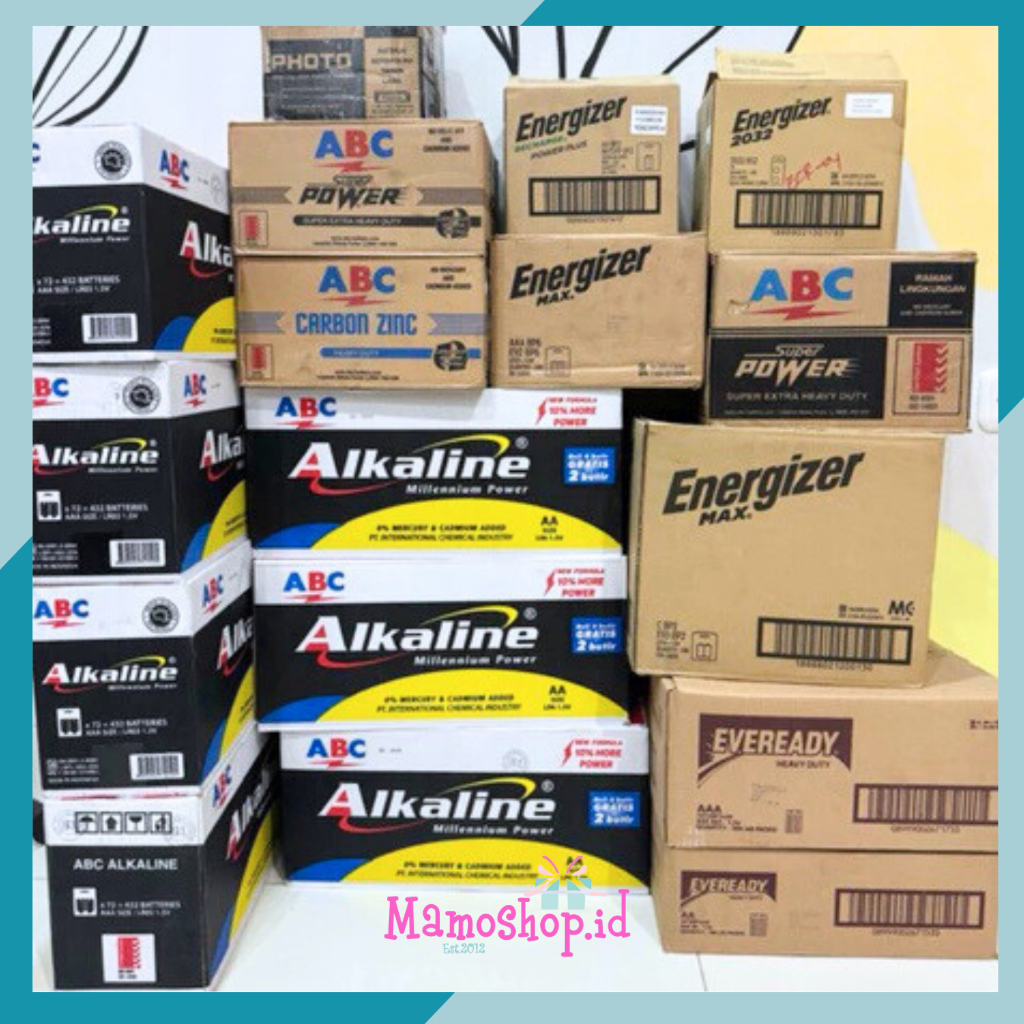 Baterai ABC ALKALINE AA/AAA Energizer AA/AAA karton