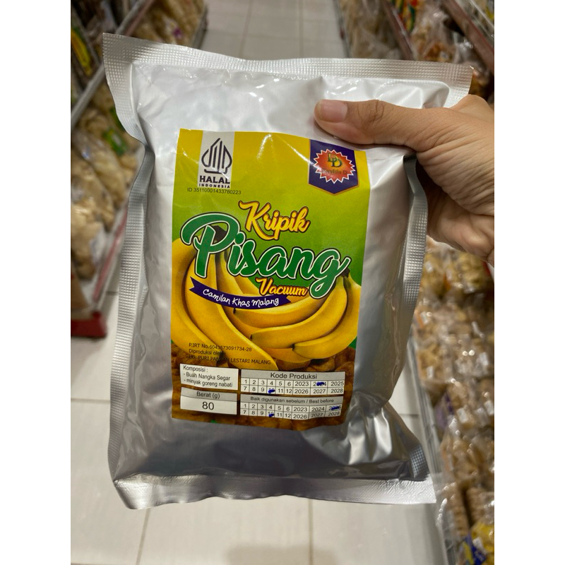 

Keripik Pisang Berat 80 Gram