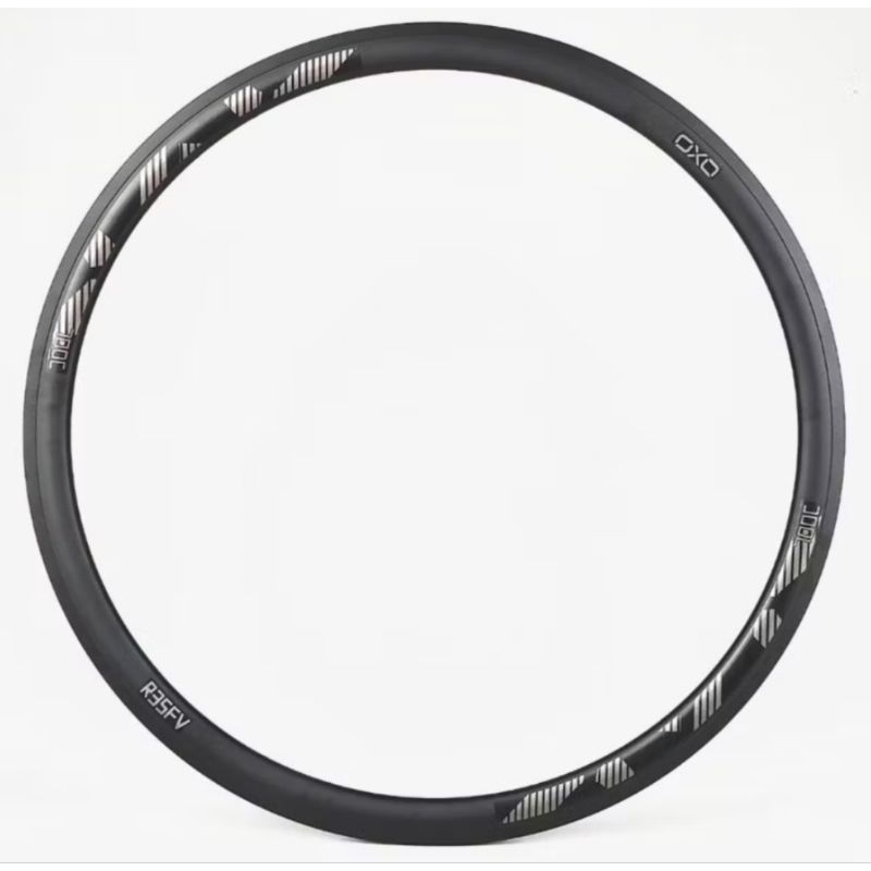Rim OXO R35FV 32 hole rims velg 700c 29er profile 35 mm discbrake untuk sepeda roadbike gravel fixie