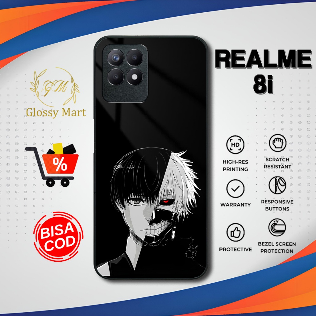 Case Realme 8i  Terbaru Anime Dark Hardcase Softcase Glossy Termurah Casing Realme 8i Terlaris