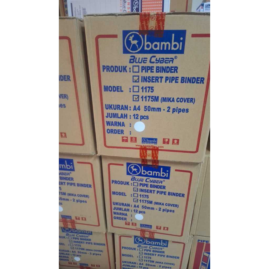 

Ordner Insert Pipe Binder With Full Spine 4 Colour Labels+Mika A4 50mm # 1175M KING JIM ( 1 DUS 12 PCS )