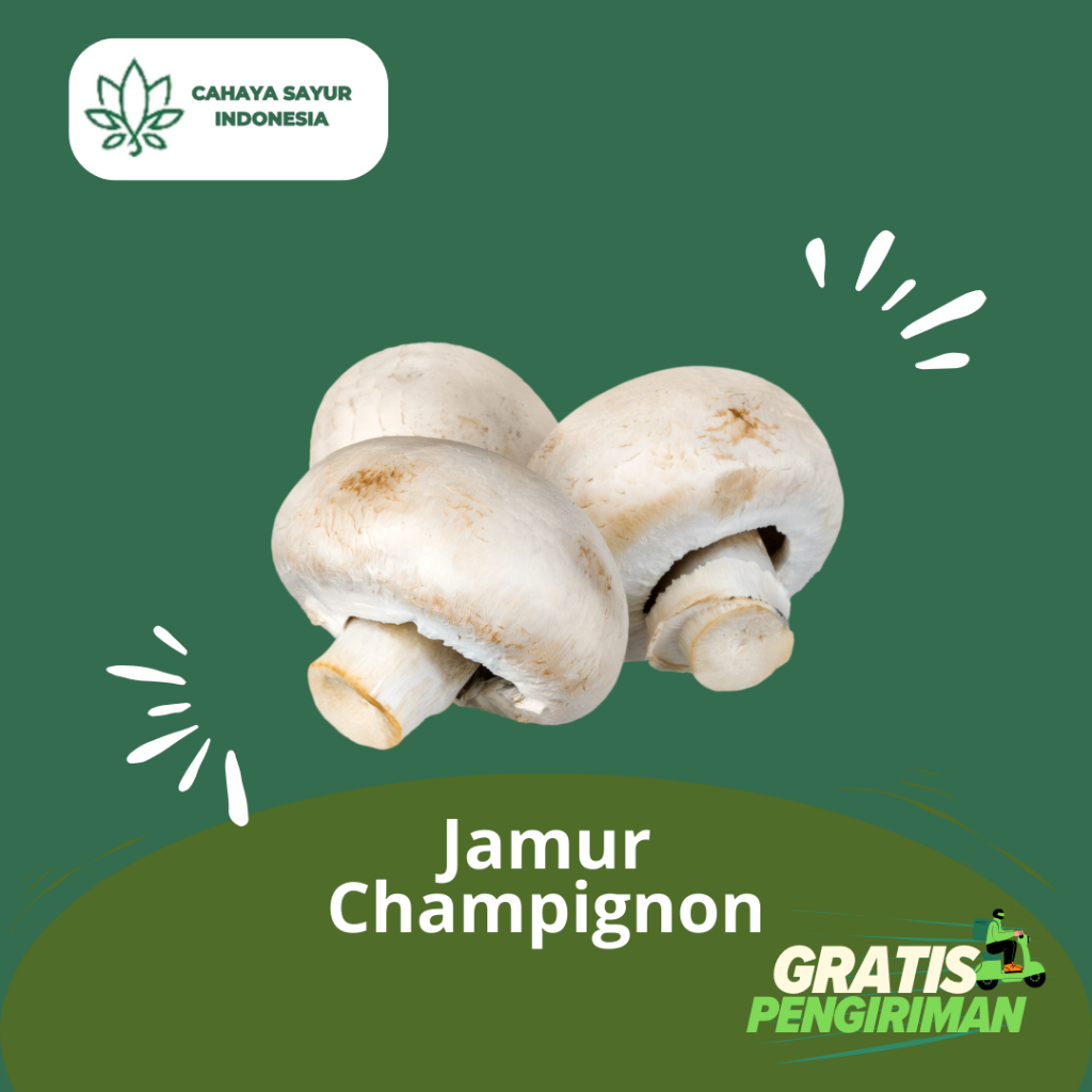 

Jamur Champignon / Jamur Kancing / Mushroom Champignon 1Kg + Gratis Ongkir