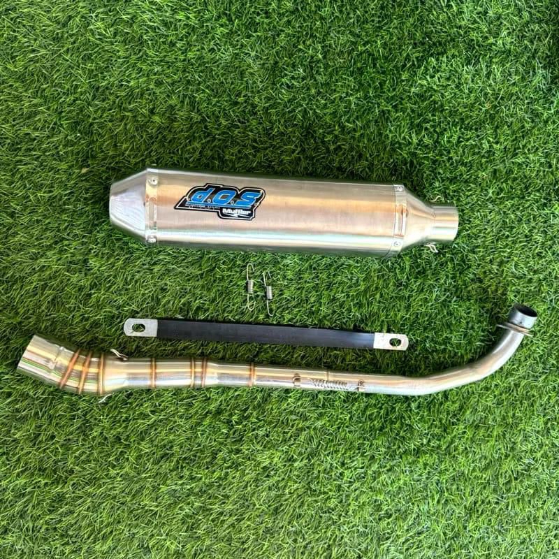 knalpot racing dos kapsul leher netral PNP motor all bebek Astrea grand Vega Jupiter legenda Revo c7