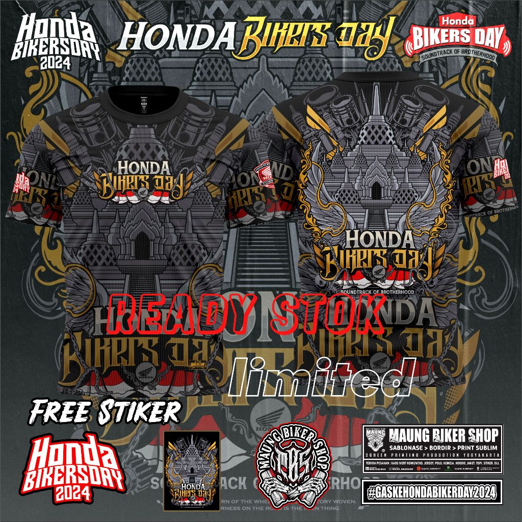 MAUNG_ DRY-FIT JERSEY HONDA BIKER DAY 2024