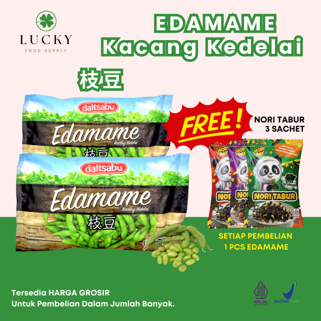 

Edamame Kacang Kedelai HALAL