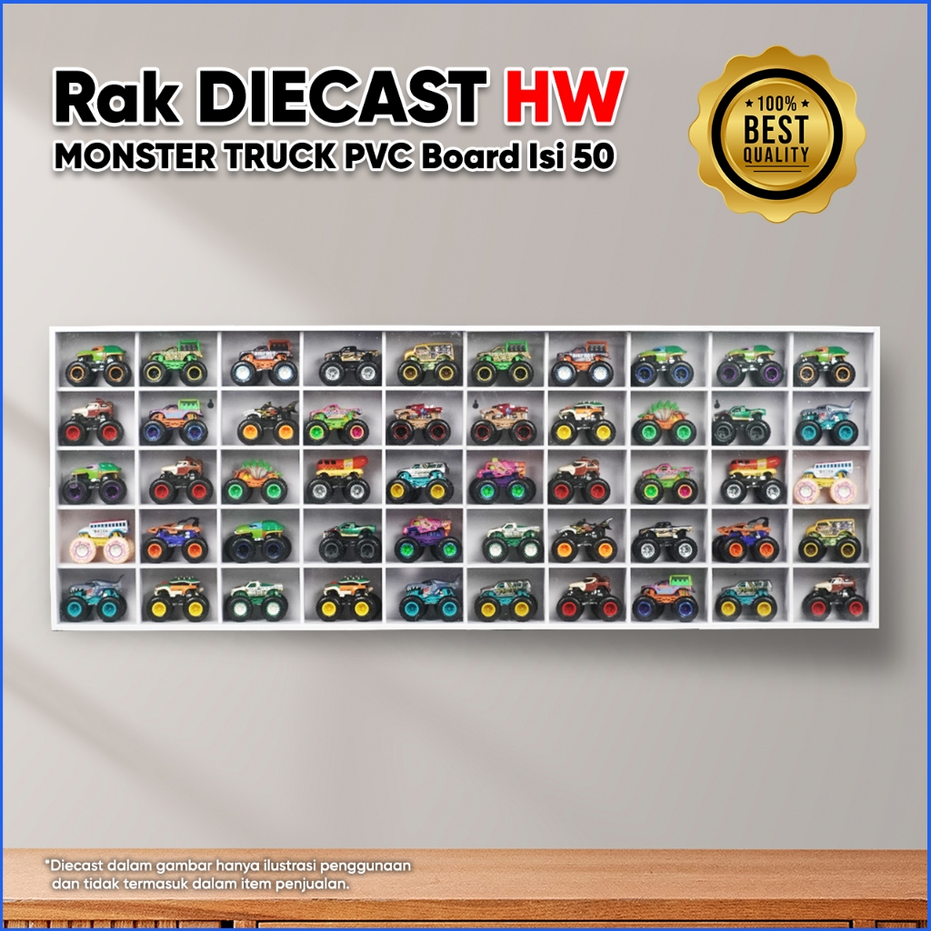 Rak Hotwheels PVC Monster Truck isi 50 Landscape