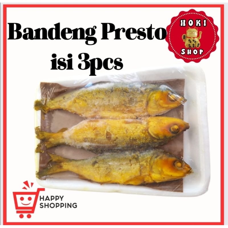 

[INSTAN ONLY] Bandeng Presto iso 3pcs / Ikan Bandeng Frozen
