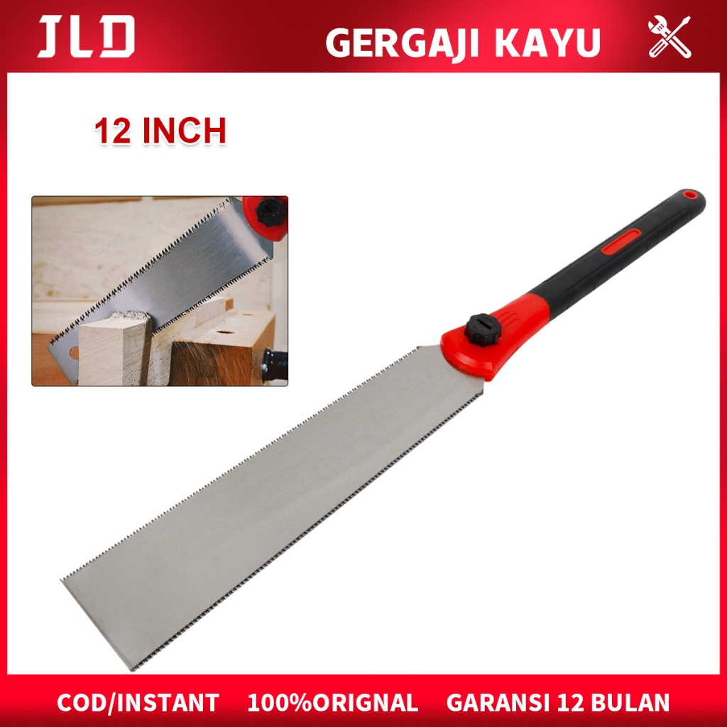 JLD Gergaji Tangan Wood Saw Double Side Blade 12inch
