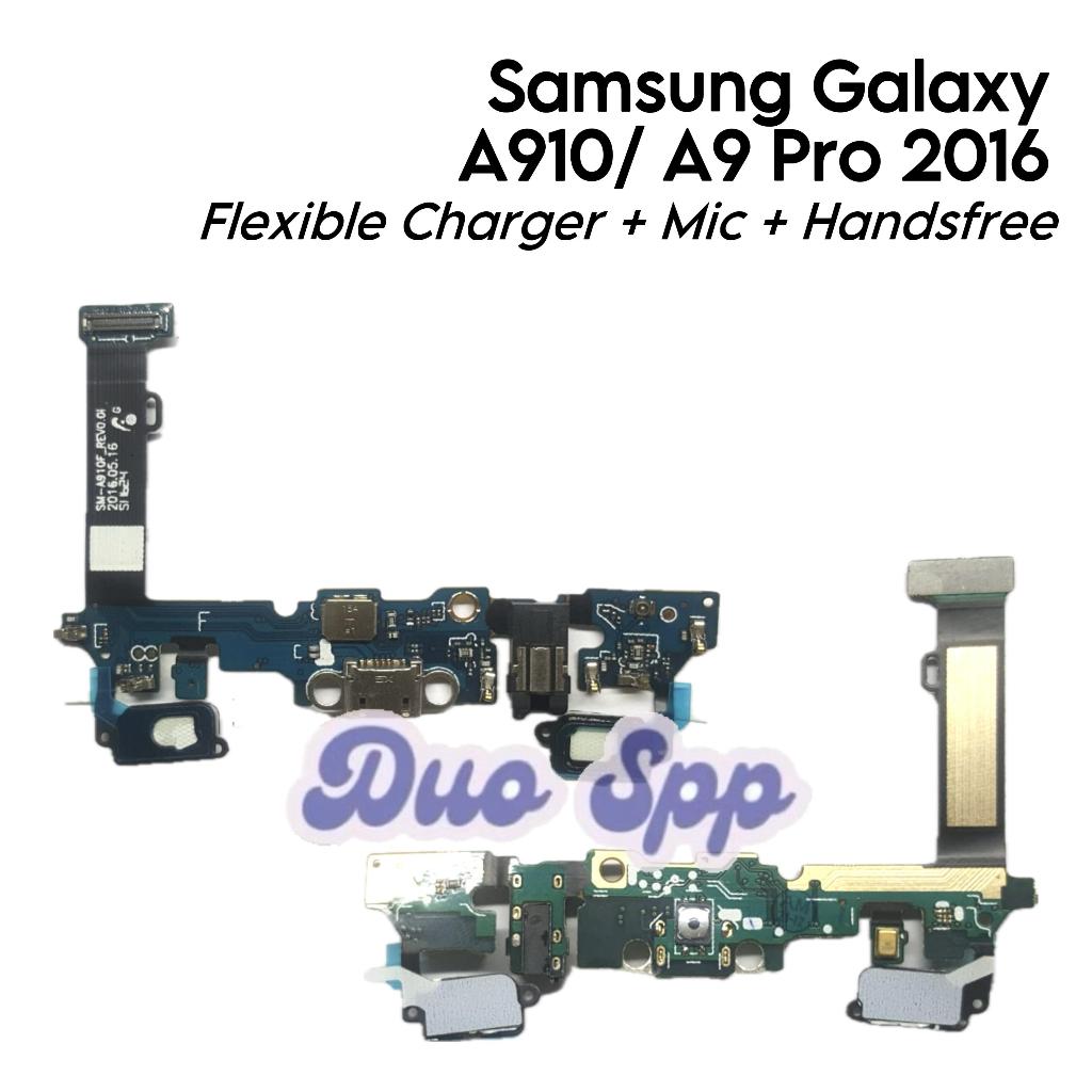 Flexible Konektor Charger Mic + Handsfree Samsung Galaxy A9 Pro 2016 / A910 / SM-A9100 / SM-A910F / 