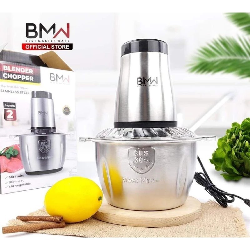 BLENDER STAINLESS SERBAGUNA 2 Liter / Blender daging / choper serbaguna