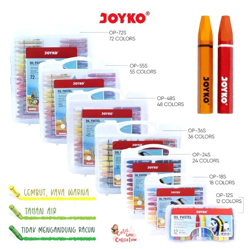 

Crayon Krayon Minyak Oil Pastel Joyko