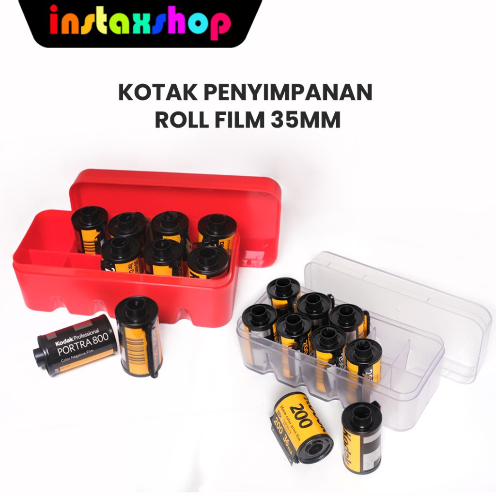 Box Case Roll film 35mm Tempat Kotak Roll Film