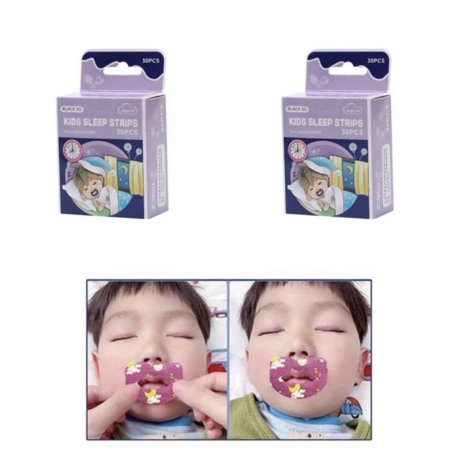 30Pcs Mendengkur Mengurangi Pita Mulut PlesterMulut Tidur Stiker Anti Ngorok