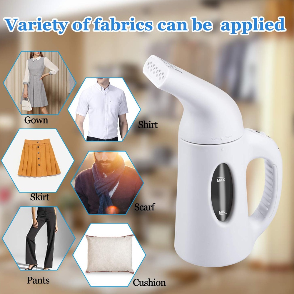 Bonekilays700 - Setrika Mini Uap Ironing Machine, Setrika Kecil Ringan Praktis, Ideal Untuk Travel