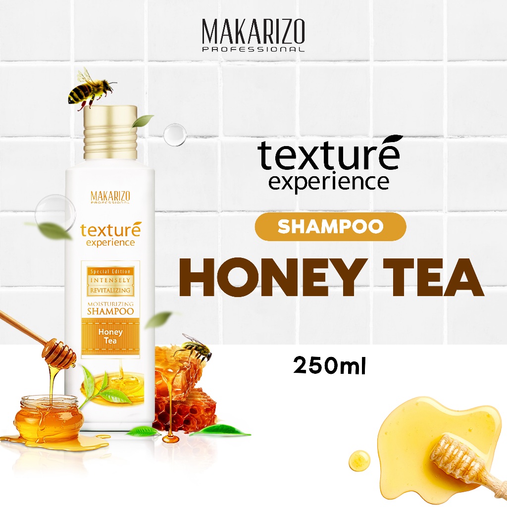 Makarizo Professional Texture Experience Intensely Revitalizing Honey Tea Shampoo 250ml
