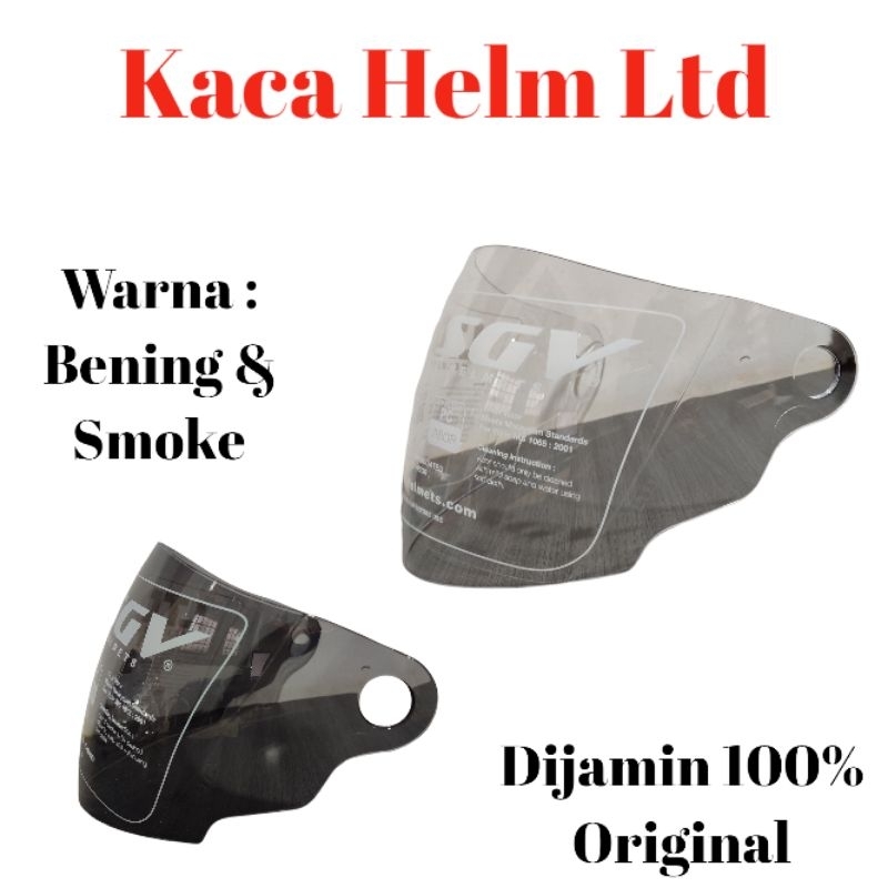 VISOR KACA HELM LTD SPORT BENING ORIGINAL LTD SMOKE