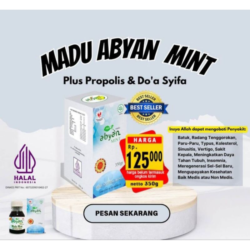 

MADU ABYAN MINT bonus emas dan bingkisan (madu ruqyah)
