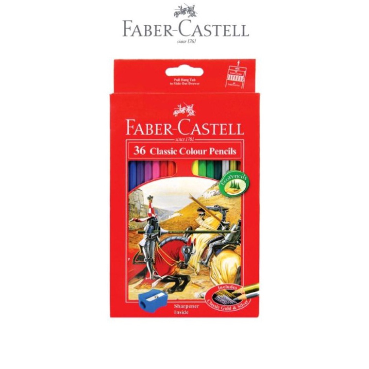 

KODE V34G Pensil 36 Warna Panjang Faber Castell 115856 Classic Colour Pencils