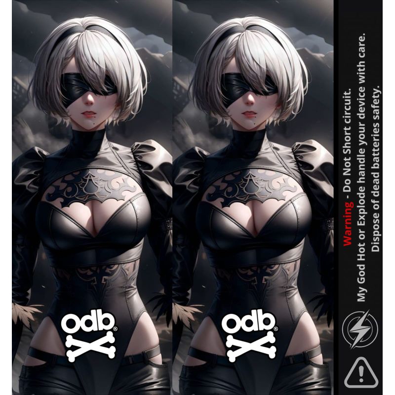 

stiker skin wrap baterai 18650 automata seris