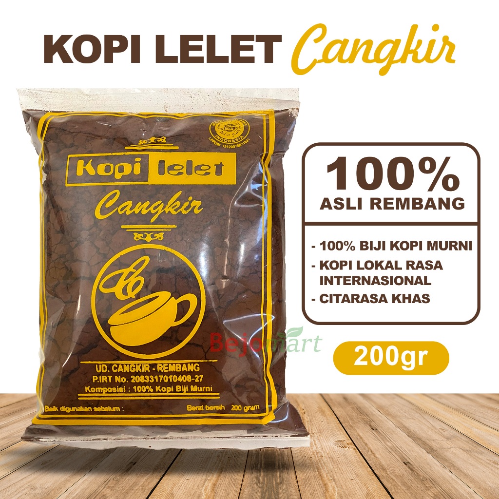 

KOPI LELET CANGKIR 200GR REMBANG LASEM