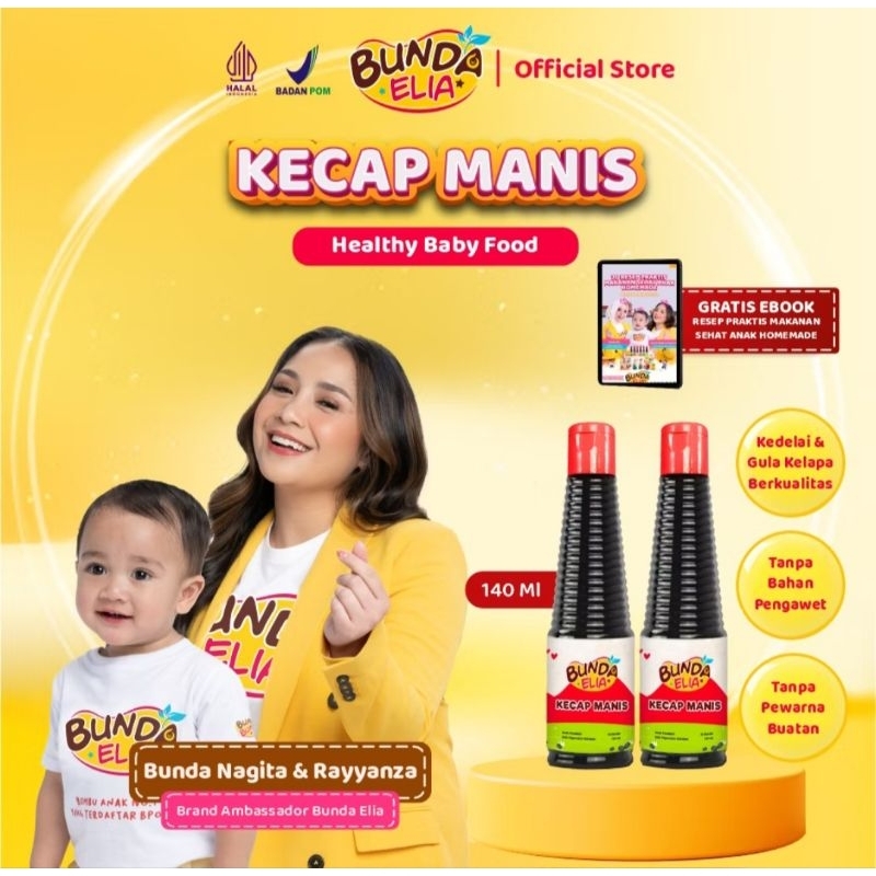 

Kecap Manis NON MSG MPASI Bumbu Bunda by Elia