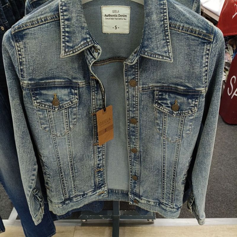 jaket jeans brand geela