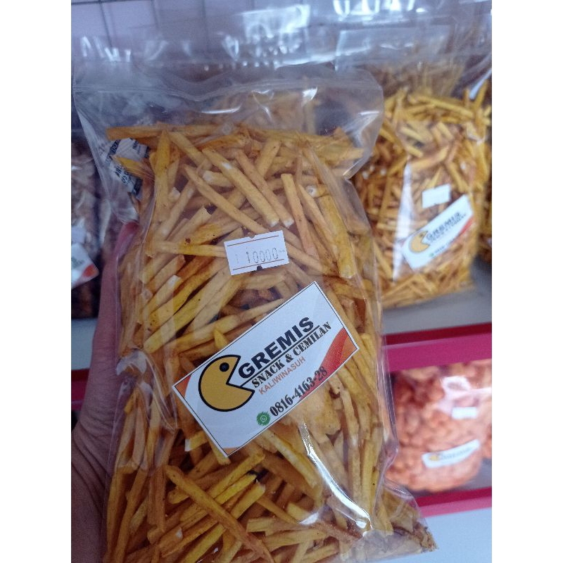 

SNACK CAMILAN STIK TALES BOGOR ASIN GURIH ENAK RENYAH MURAH 250 GRAM