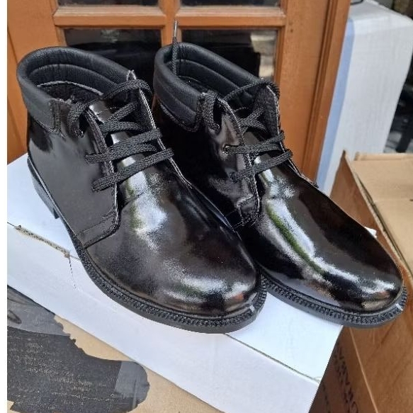 SEPATU PDH POLRI MOLDING MENGKILAP