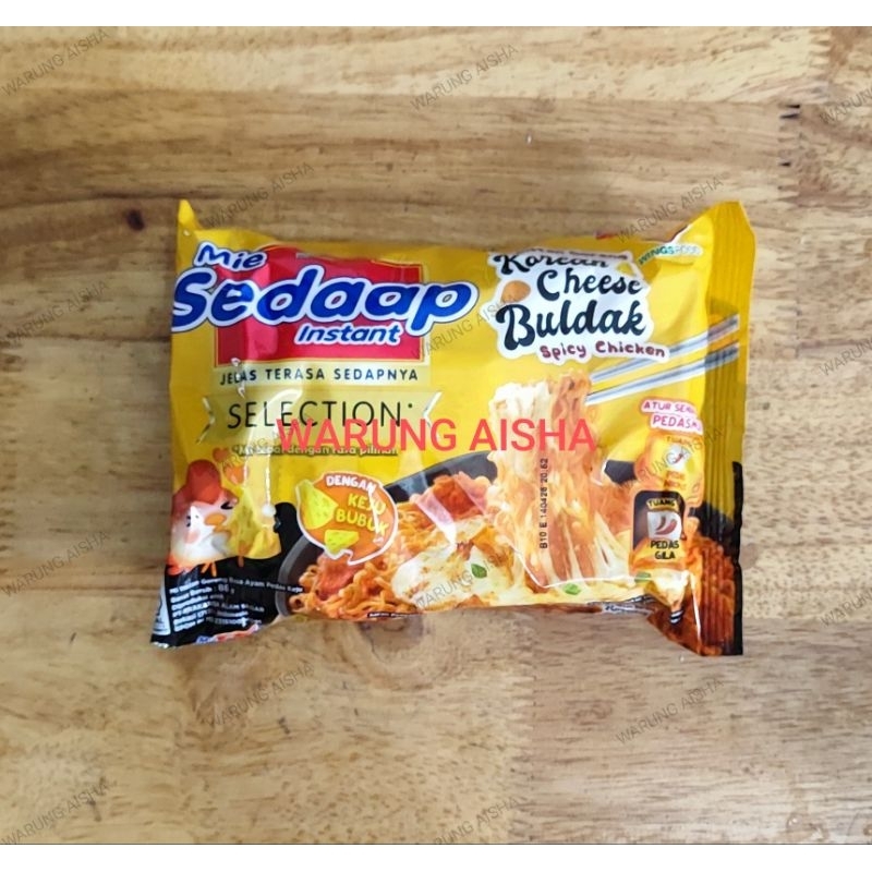 

Mi Instan Mie Sedaap Korean Cheese Buldak 86 gr