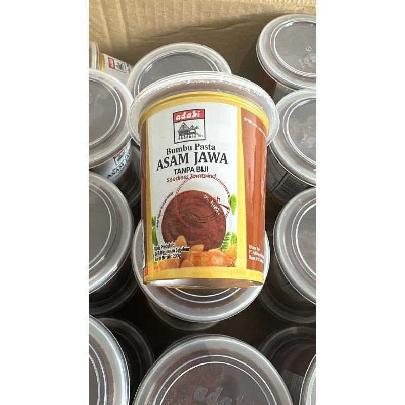 

ADABI ASAM JAWA | TANPA BIJI | BUMBU | PASTE | TAMARIND 200GR