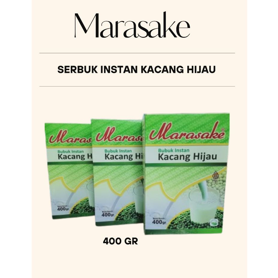 

Marasake Bubuk Kacang hijau 400 gr
