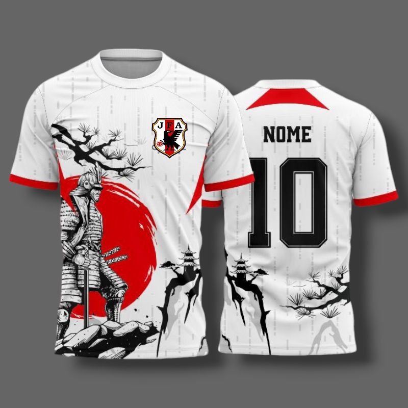Jersey Animasi Samurai Jepang/Jersey tim Bola jepang/Kaos Jersey