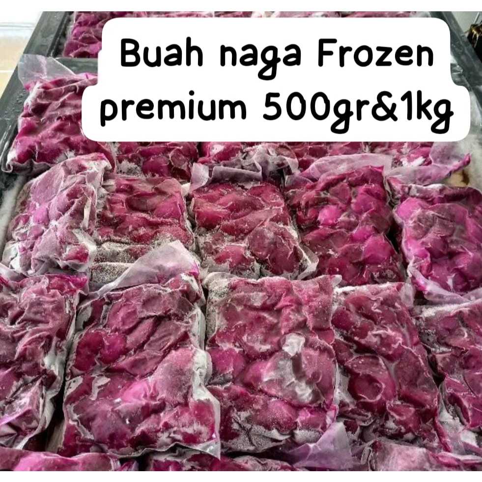 

BUAH NAGA MERAH BEKU / FROZEN - PREMIUM QUALITY BUAH KEMASAN FRESH SEGAR