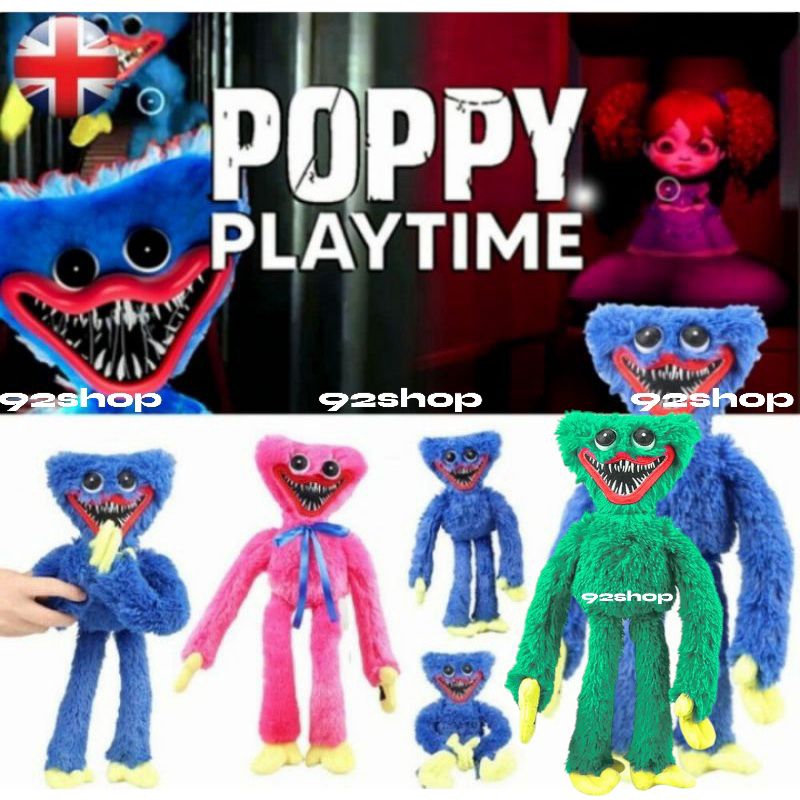 Boneka huggy wuggy poppy playtime original brand Elka | boneka monster huggy wuggy impor
