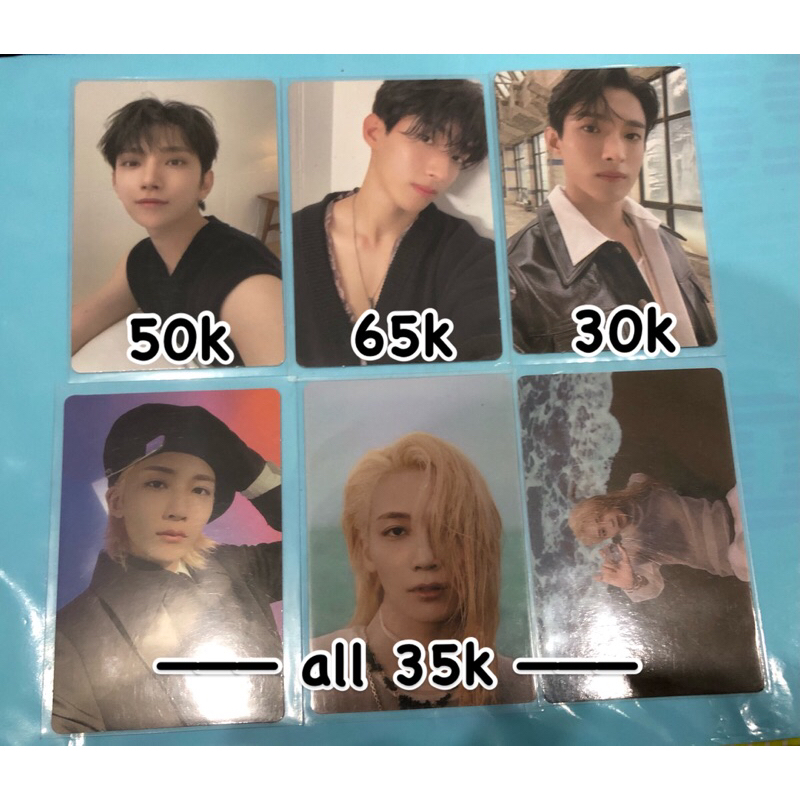 SEVENTEEN PHOTOCARD DK DOKYEOM ATTACA OP1 JOSHUA HOSHI TA WHITE JEONGHAN SCOUPS VERNON FTS