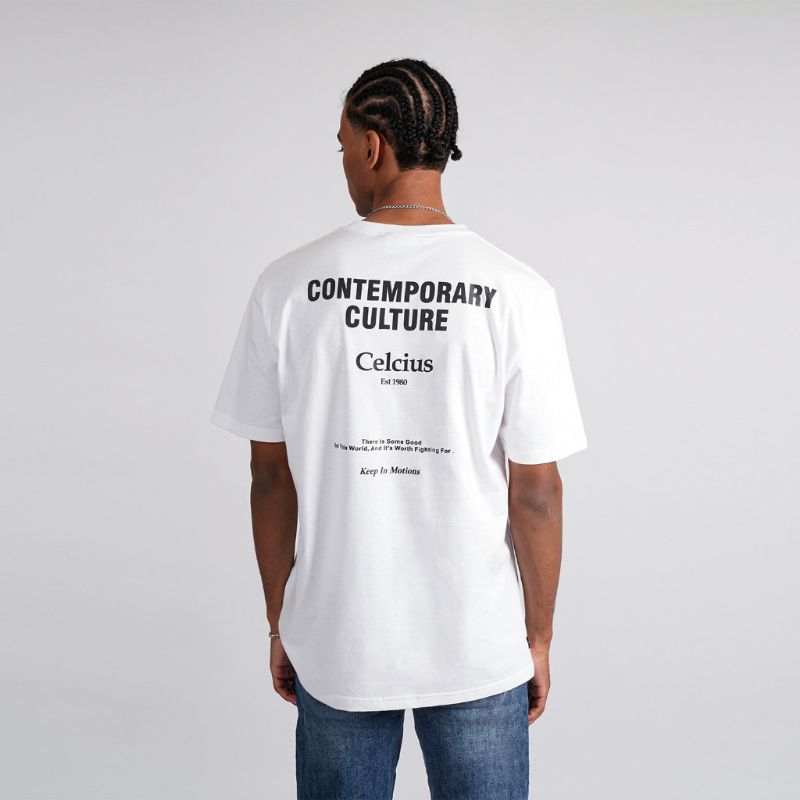 [HOT][COD] KAOS CELCIUS CONTEMPORARY CULTURE PUTIH PRIA/WANITA