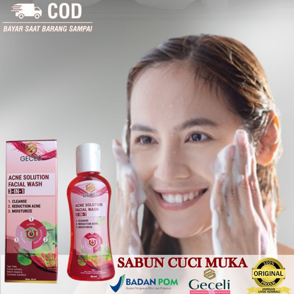 Sabun muka geceli Wardah Perfect Bright Creamy Foam Oil Control 100 ml Sabun Wajah Facial Wash Muka 