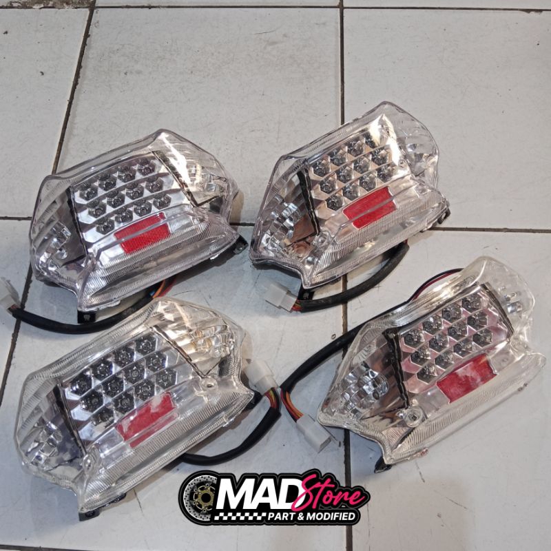 STOPLAMP LAMPU BELAKANG MIO LED ORIGINAL THAILAND MERK JTL FULL LED. LAMPU BELAKANG MIO SPORTY MIO S
