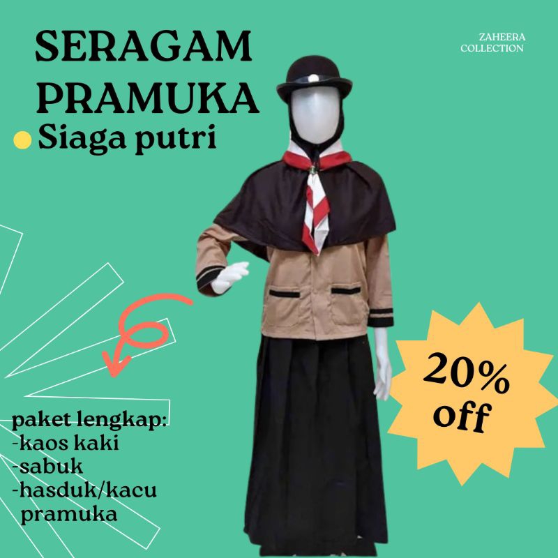 

seragam pramuka siaga putri