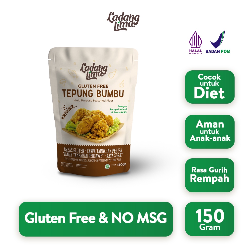 

Diskon Limited Ladang Lima Tepung Bumbu Sehat Serbaguna 15gr A115