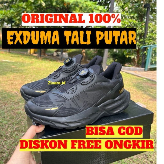 SEPATU EXDUMA TALI PUTAR SEPATU EXDUMA POTENZIO RUNNING SEPATU KETS TALI PUTAR SEPATU SPORT