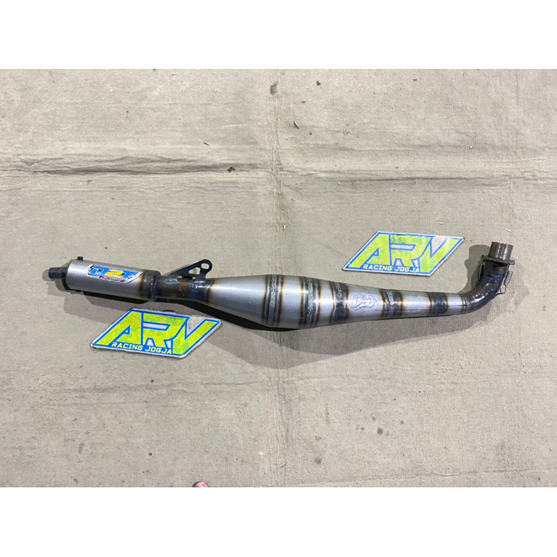 Knalpot D2T Fizr 3v3 drag tune up 116cc - 130cc original jogja