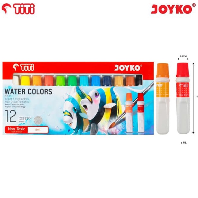 

KODE M55F Water Color Cat Air Joyko TiTi WAC6ML12 Warna