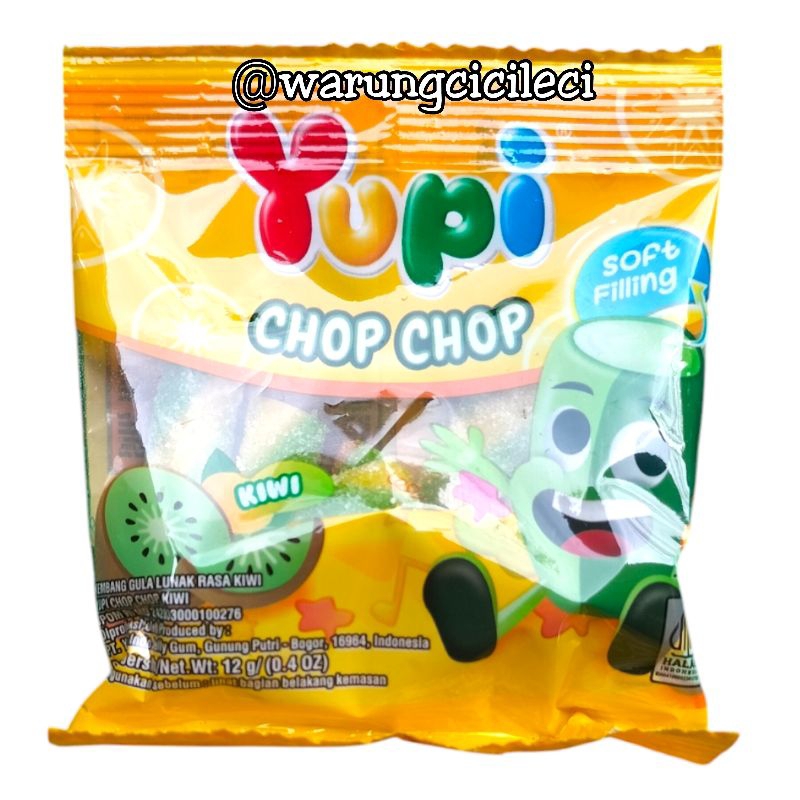 

YUPI CHOP CHOP RASA KIWI 12g